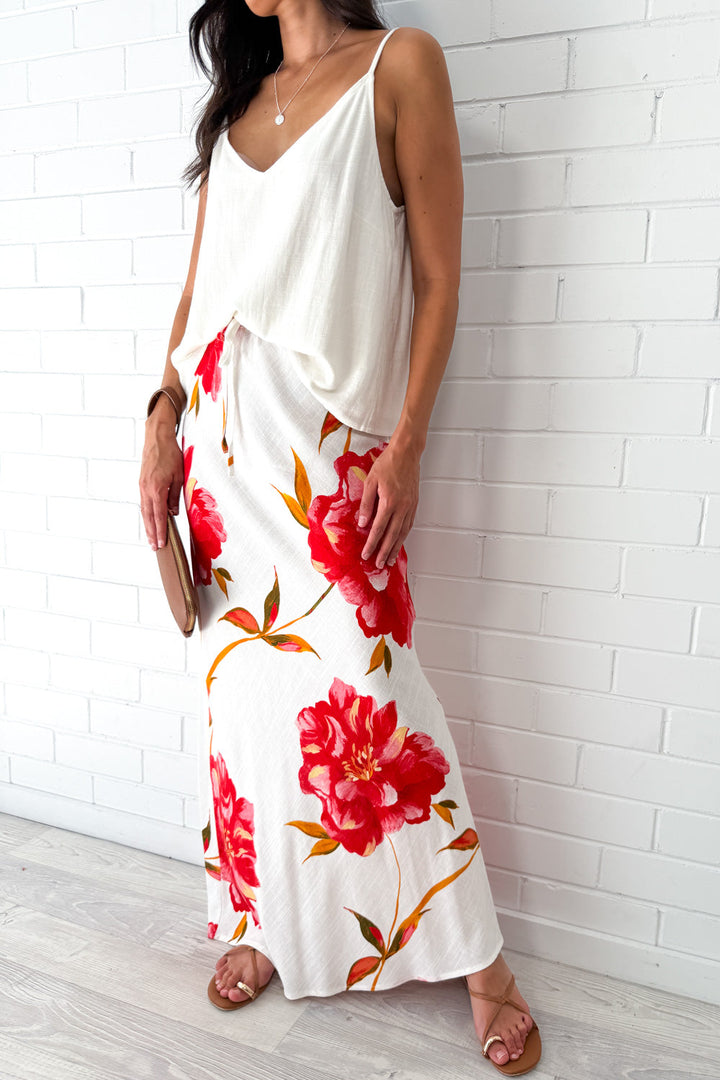 Tanja | Eleganter und Fließender Stylischer Maxirock - Elle Zürich