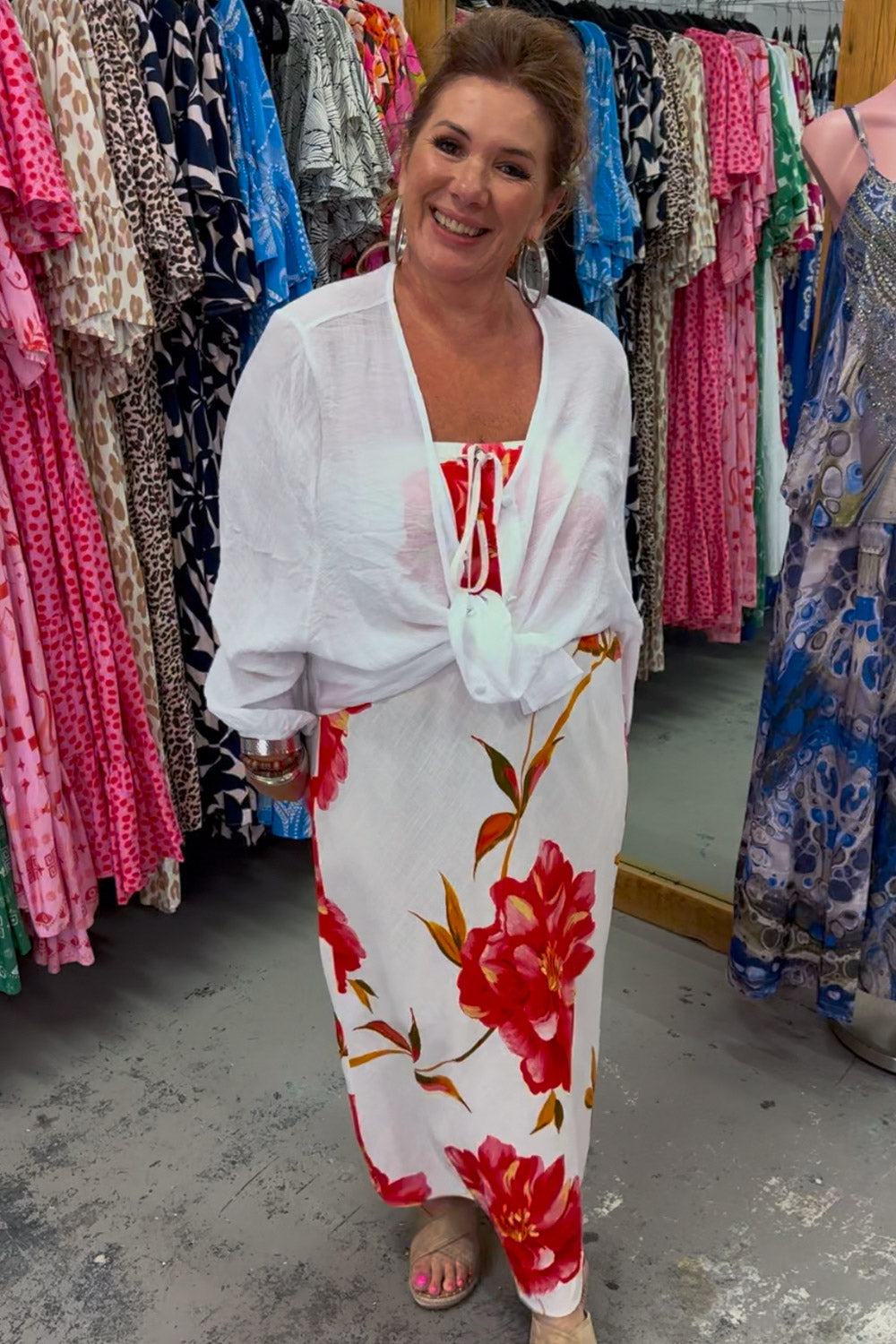 Tanja | Eleganter und Fließender Stylischer Maxirock - Elle Zürich
