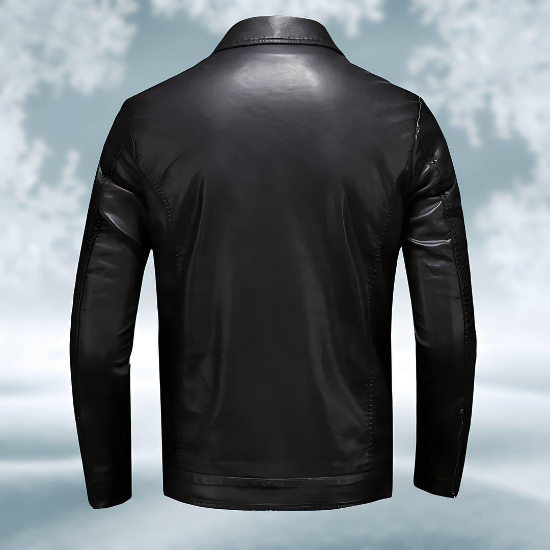 Jakob | Herren Premium Kunstleder Casual Jacke - Elle Zürich