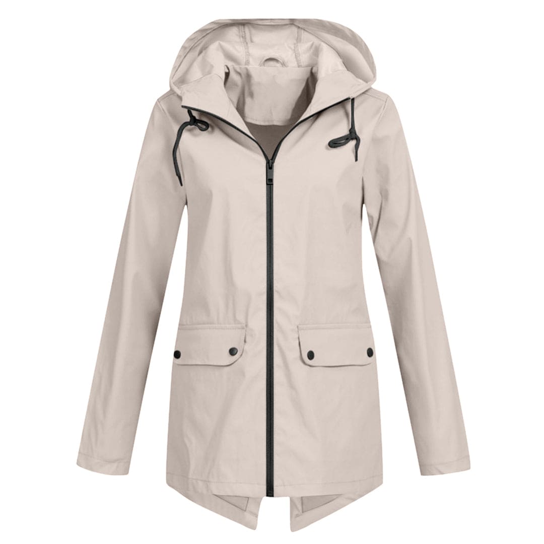 Angela | Bequeme Wasserdichte jacke mit Kapuze - Elle Zürich