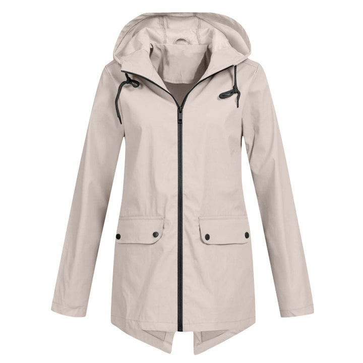 Angela | Bequeme Wasserdichte jacke mit Kapuze - Elle Zürich