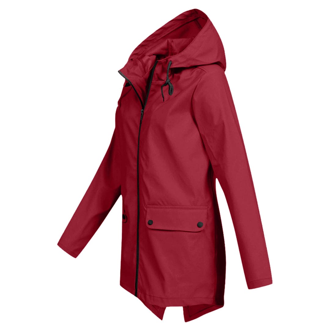 Angela | Bequeme Wasserdichte jacke mit Kapuze - Elle Zürich
