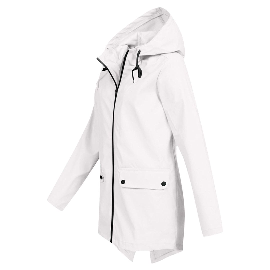 Angela | Bequeme Wasserdichte jacke mit Kapuze - Elle Zürich