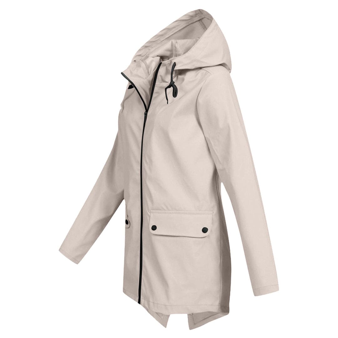 Angela | Bequeme Wasserdichte jacke mit Kapuze - Elle Zürich