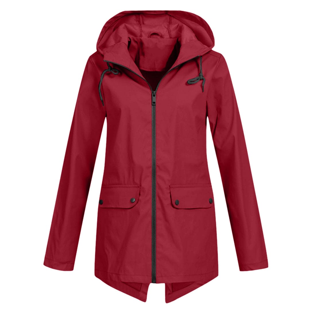 Angela | Bequeme Wasserdichte jacke mit Kapuze - Elle Zürich