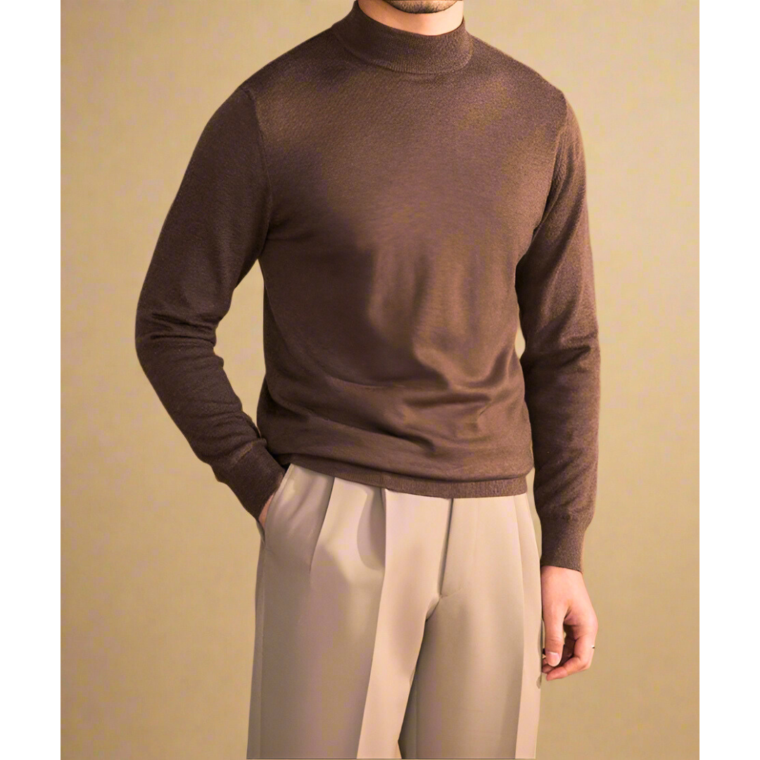 Felix | Herren Slim Fit Pullover mit Stehkragen - Elle Zürich
