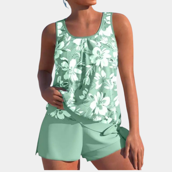 Gabriela | Retro Streifen Polo Shirt für Damen - Elle Zürich