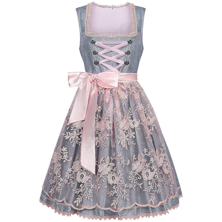 Elfriede | Besticktes Spitzen-Dirndlkleid für das Oktoberfest - Elle Zürich