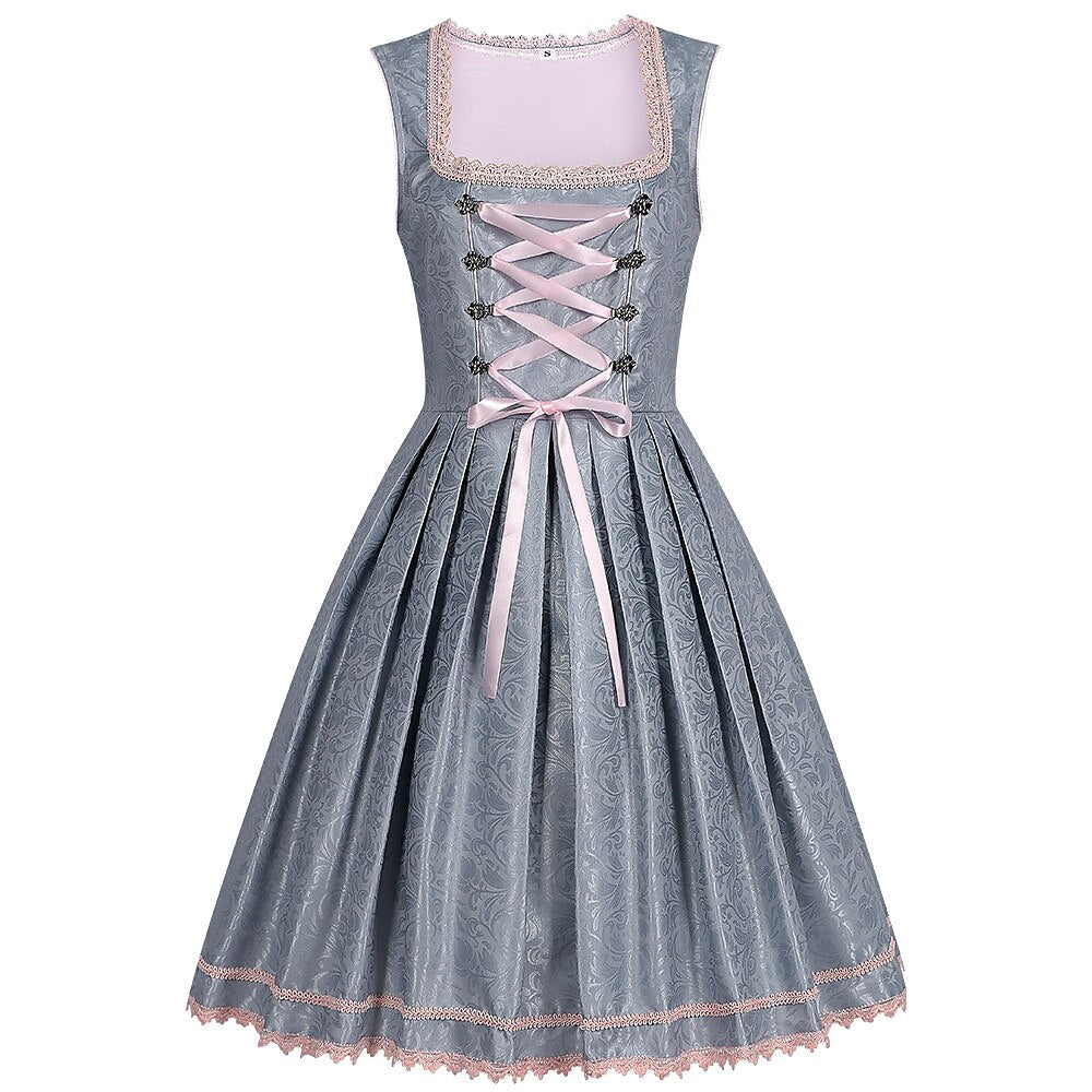 Elfriede | Besticktes Spitzen-Dirndlkleid für das Oktoberfest - Elle Zürich