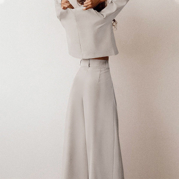 Jessica | Elegantes Damen Zweiteiler Set mit weitem Bein - Elle Zürich