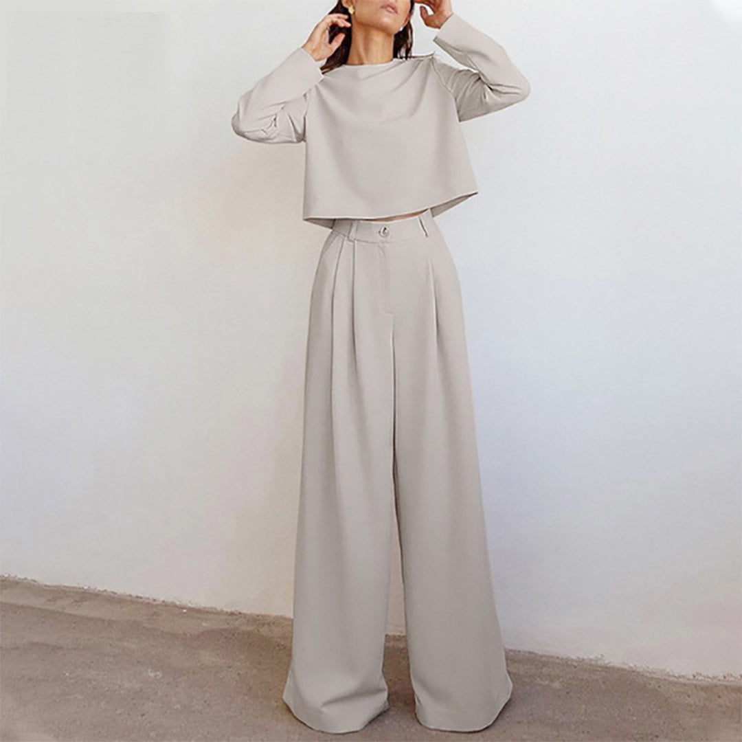 Jessica | Elegantes Damen Zweiteiler Set mit weitem Bein - Elle Zürich