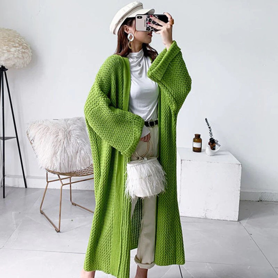 Leonie | Gemütlicher Damen Langstrick-Cardigan - Elle Zürich