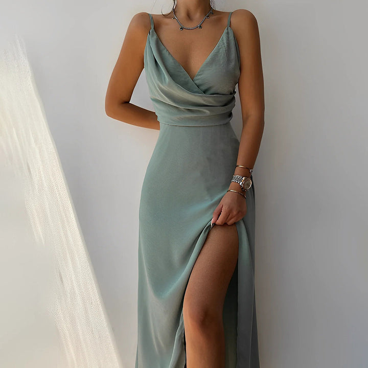 Isabella | Elegantes Luxus-Maxikleid - Elle Zürich