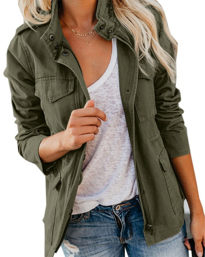 Johanna | Jacke in mittlerer Länge mit Taschen - Elle Zürich
