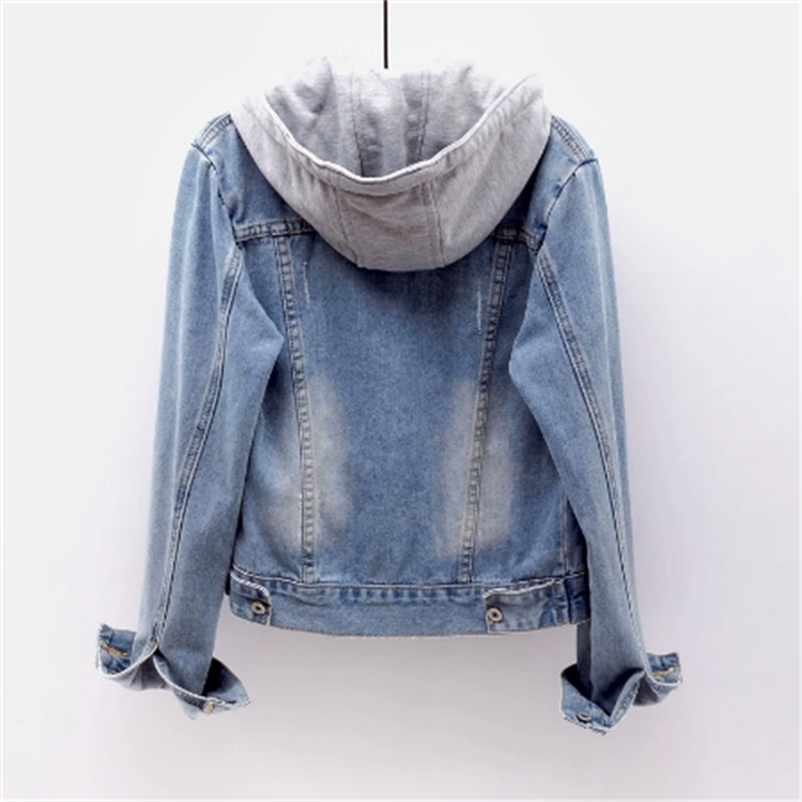 Tanja | Frauen Winterjacke mit Knöpfen Kapuze und Taschen - Elle Zürich