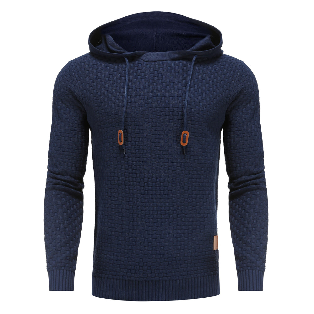 Ulf | Herren Winterpullover mit Reißverschluss und gestreiftem Strickmuster - Elle Zürich