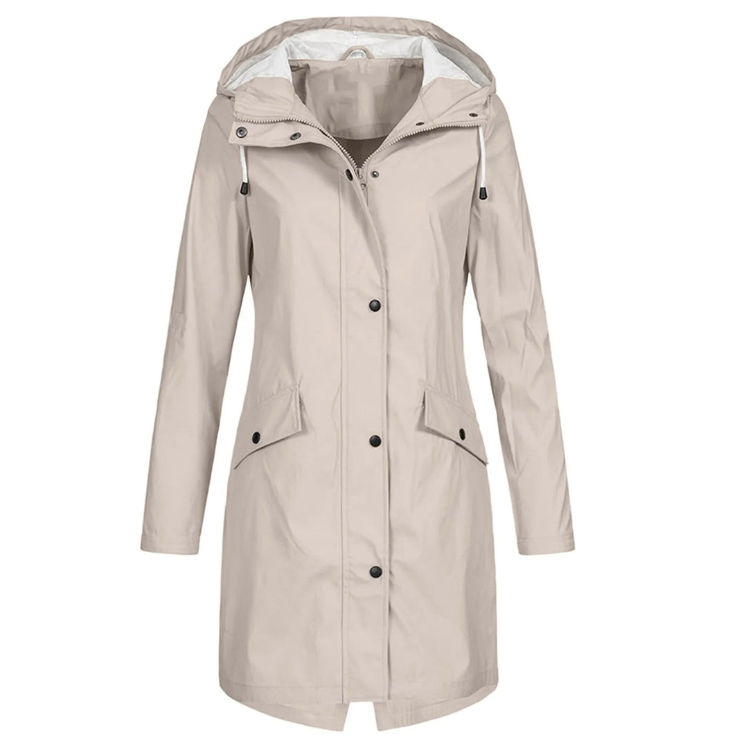 Hanna | Stylische Lange Regenjacke mit Kapuze - Elle Zürich