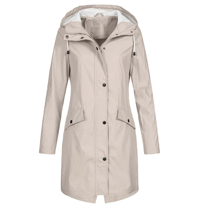 Hanna | Stylische Lange Regenjacke mit Kapuze - Elle Zürich