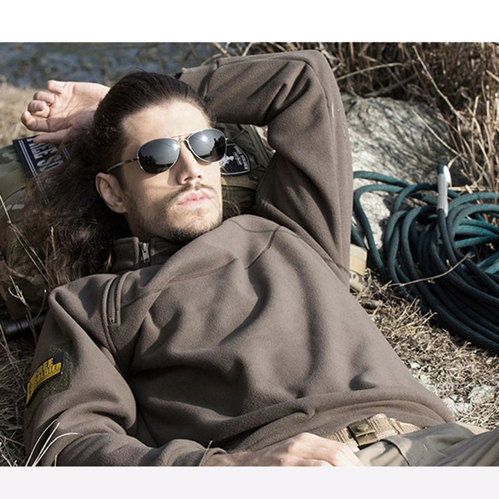 Christian | Herren Tactical Fleece Pullover mit Viertelreißverschluss - Elle Zürich