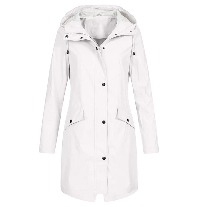 Hanna | Stylische Lange Regenjacke mit Kapuze - Elle Zürich