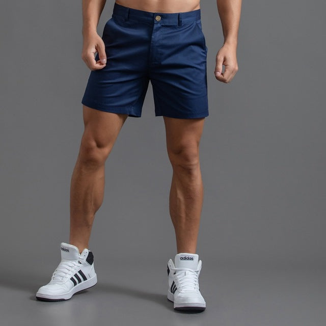 Fabian | Stilvolle Olivgrüne Herrenshorts - Elle Zürich