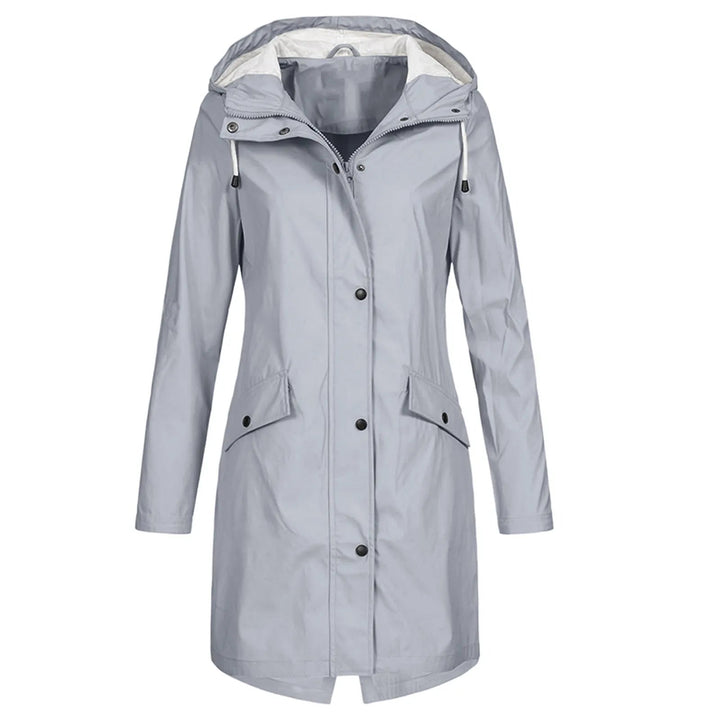 Hanna | Stylische Lange Regenjacke mit Kapuze - Elle Zürich