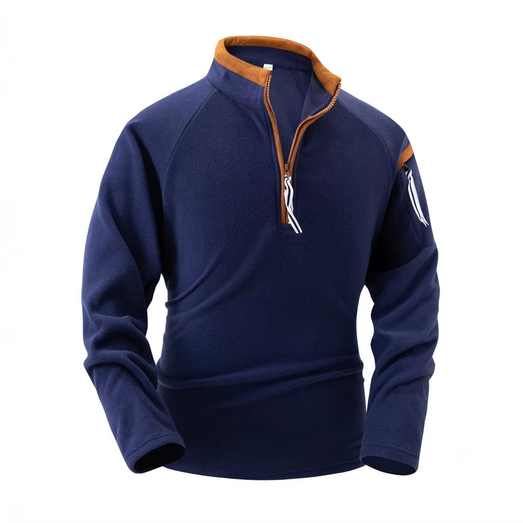 Hugo | Herren Half-Zip Pullover mit Taschenärmel - Elle Zürich