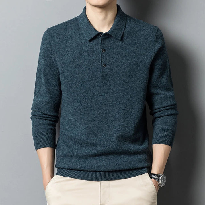 Lutz | Herren Freizeit Strick Polo Pullover - Elle Zürich