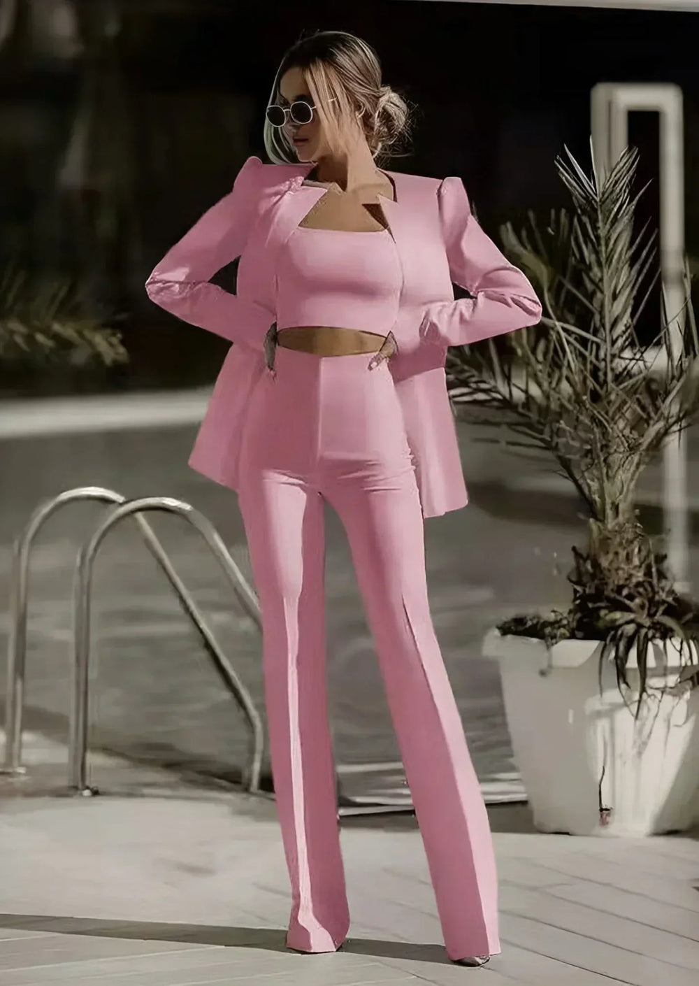 Emilia | Damen Stilvolles Blazer und Hose Set - Elle Zürich