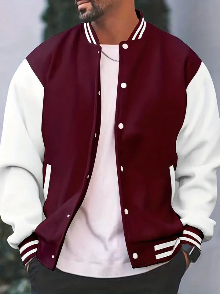 Jakob | Herren Retro Varsity-Bomberjacke