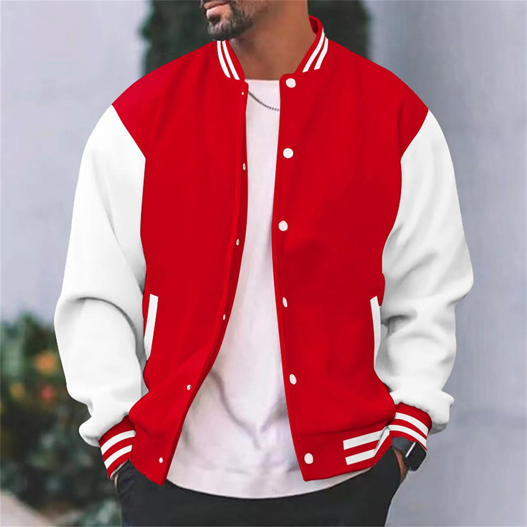Jakob | Herren Retro Varsity-Bomberjacke