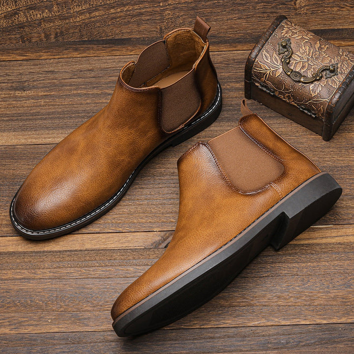Viktor | Herren Leder-Chelsea-Stiefel mit Modernem Design