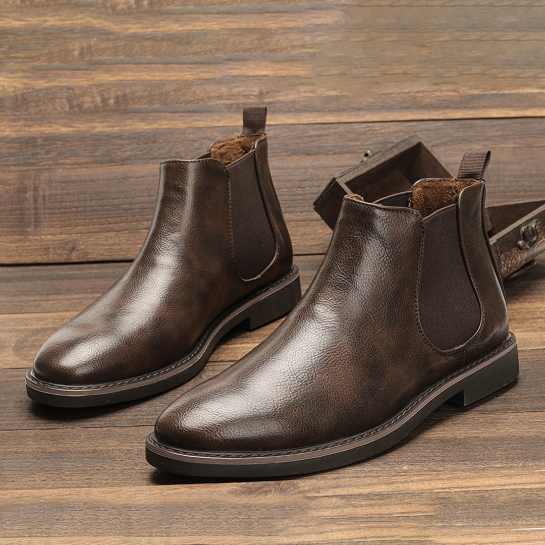 Viktor | Herren Leder-Chelsea-Stiefel mit Modernem Design