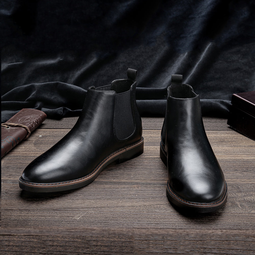Viktor | Herren Leder-Chelsea-Stiefel mit Modernem Design