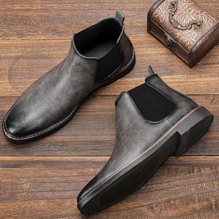 Viktor | Herren Leder-Chelsea-Stiefel mit Modernem Design