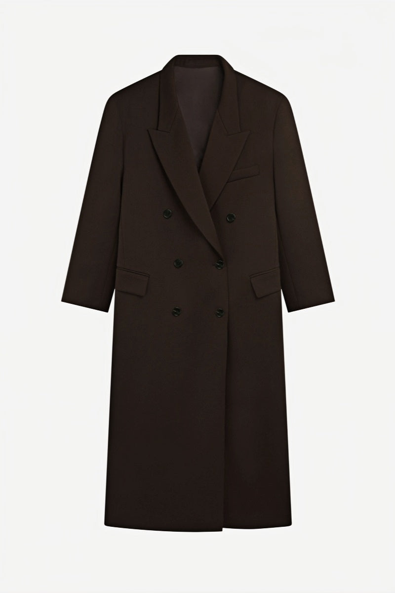 Verena | Damen Winter Zweireihiger Trenchcoat - Elle Zürich