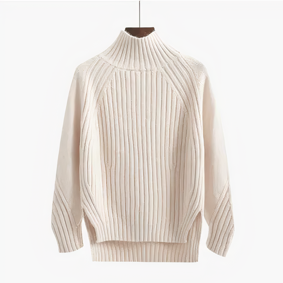 Anke | Frauen Winterpullover mit hohem Kragen für Wärme - Elle Zürich