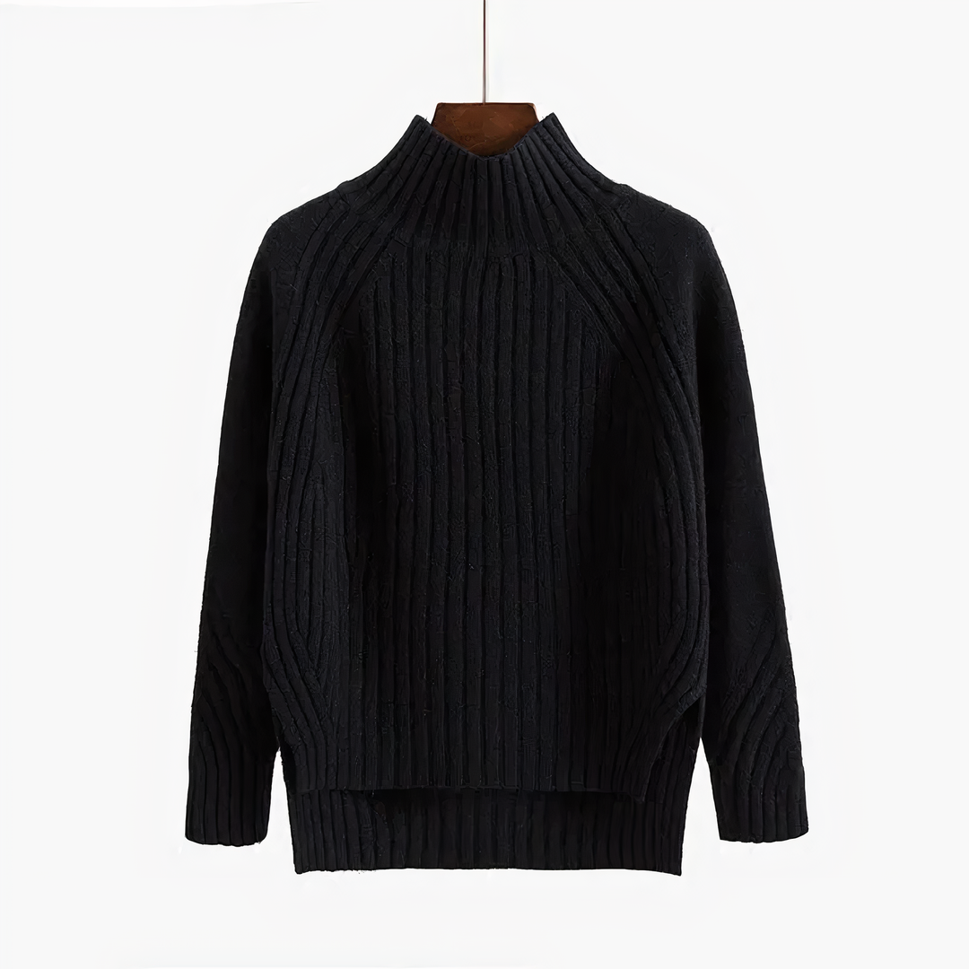 Anke | Frauen Winterpullover mit hohem Kragen für Wärme - Elle Zürich