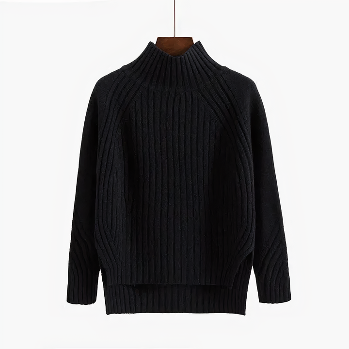 Anke | Frauen Winterpullover mit hohem Kragen für Wärme - Elle Zürich