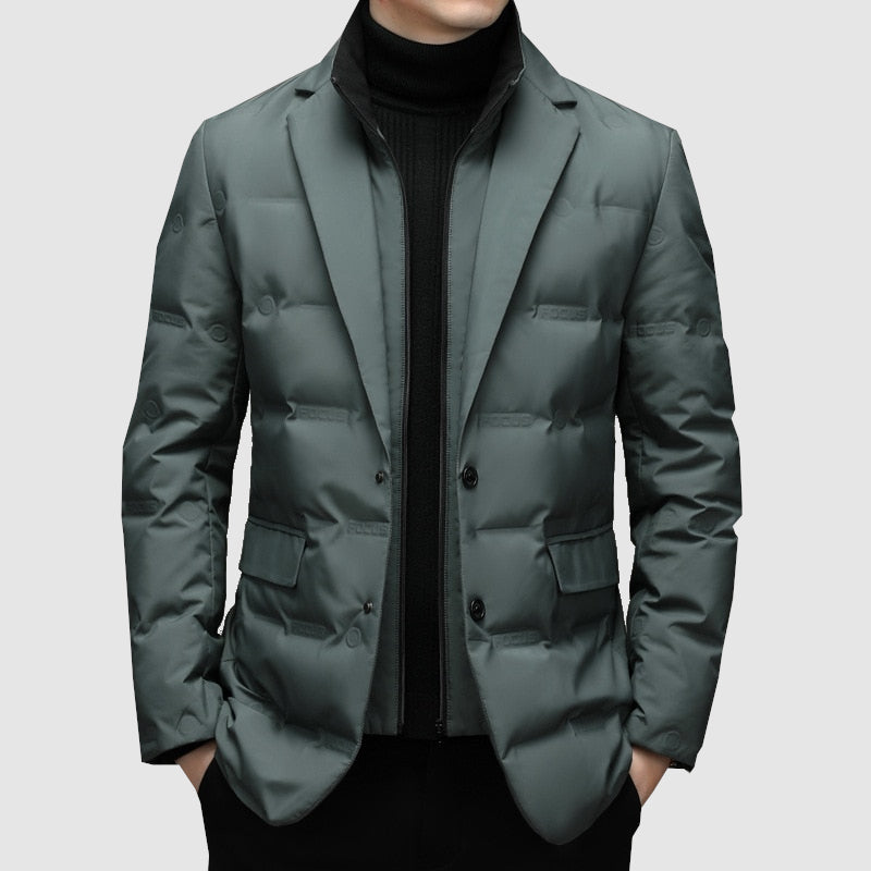 Lars | Winter-Trenchcoat für Herren mit klassischem Knopfverschluss - Elle Zürich