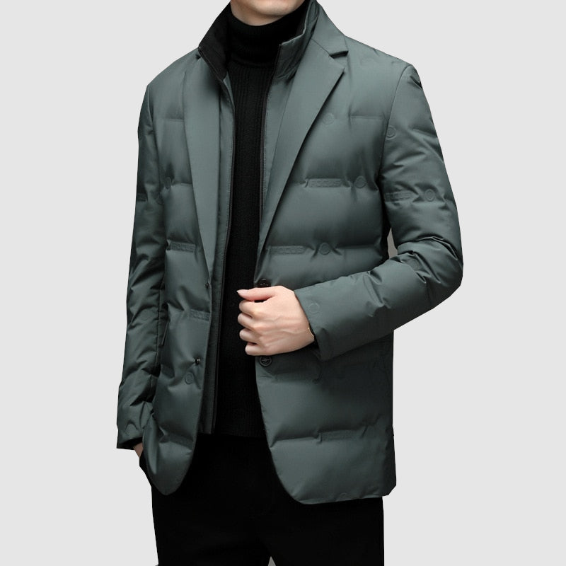 Lars | Winter-Trenchcoat für Herren mit klassischem Knopfverschluss - Elle Zürich