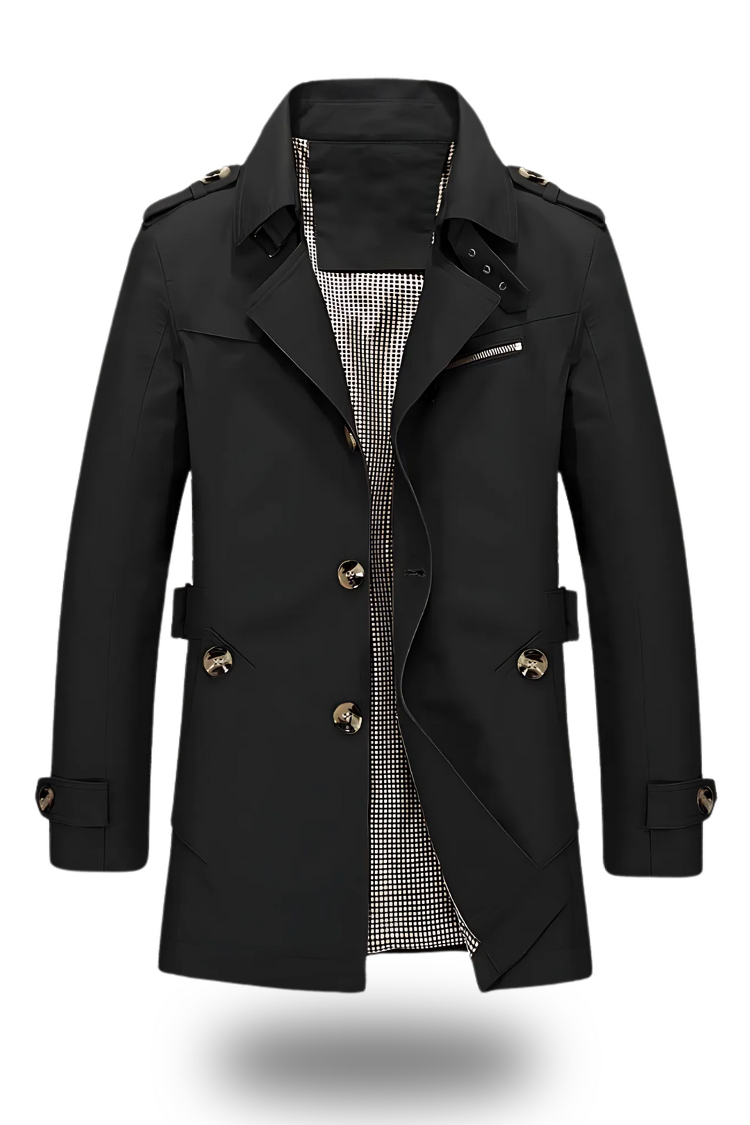 Kurt | Winterjacke für Herren mit Reißverschluss, Kapuze und Taschen - Elle Zürich