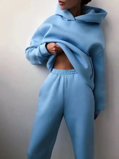 Leonie | Damen Lässiges Hoodie und Jogginganzug Set - Elle Zürich