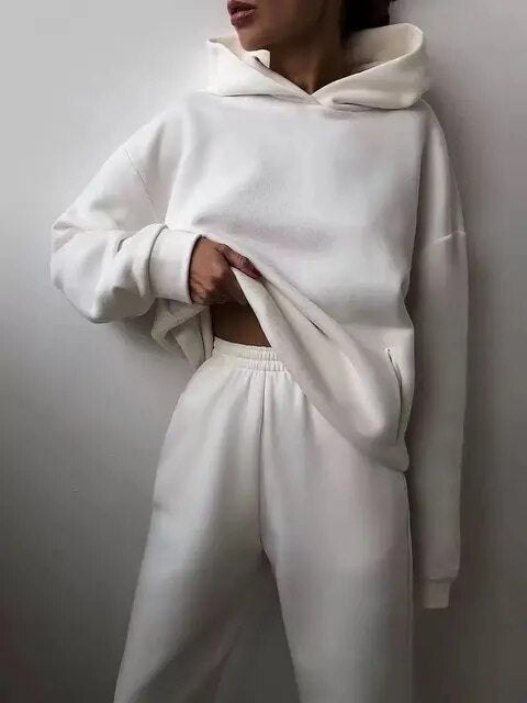 Leonie | Damen Lässiges Hoodie und Jogginganzug Set - Elle Zürich
