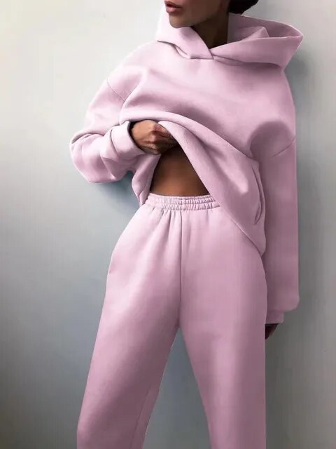 Leonie | Damen Lässiges Hoodie und Jogginganzug Set - Elle Zürich