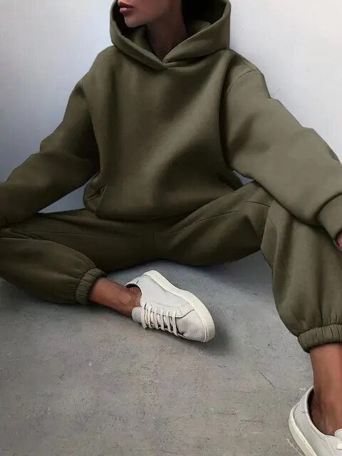 Leonie | Damen Lässiges Hoodie und Jogginganzug Set - Elle Zürich