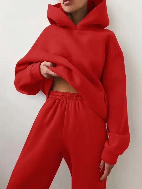 Leonie | Damen Lässiges Hoodie und Jogginganzug Set - Elle Zürich