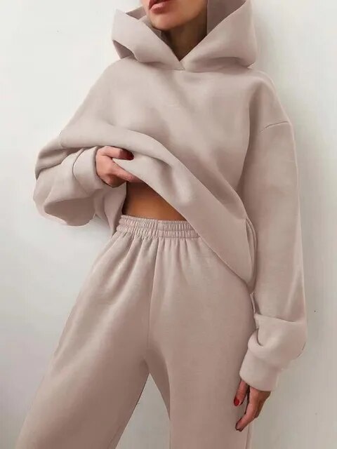 Leonie | Damen Lässiges Hoodie und Jogginganzug Set - Elle Zürich