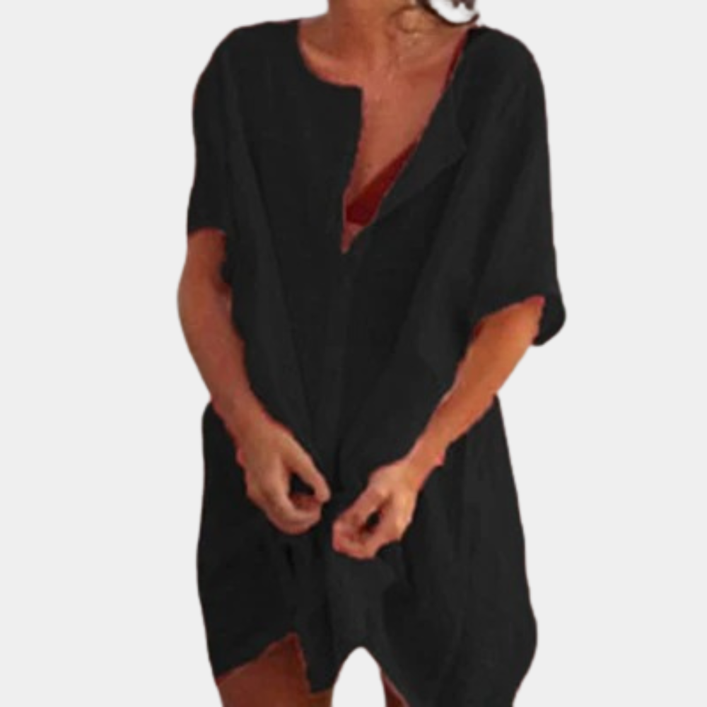 Lydia | Knopf-Down-Überwurfkleid Für Damen - Elle Zürich