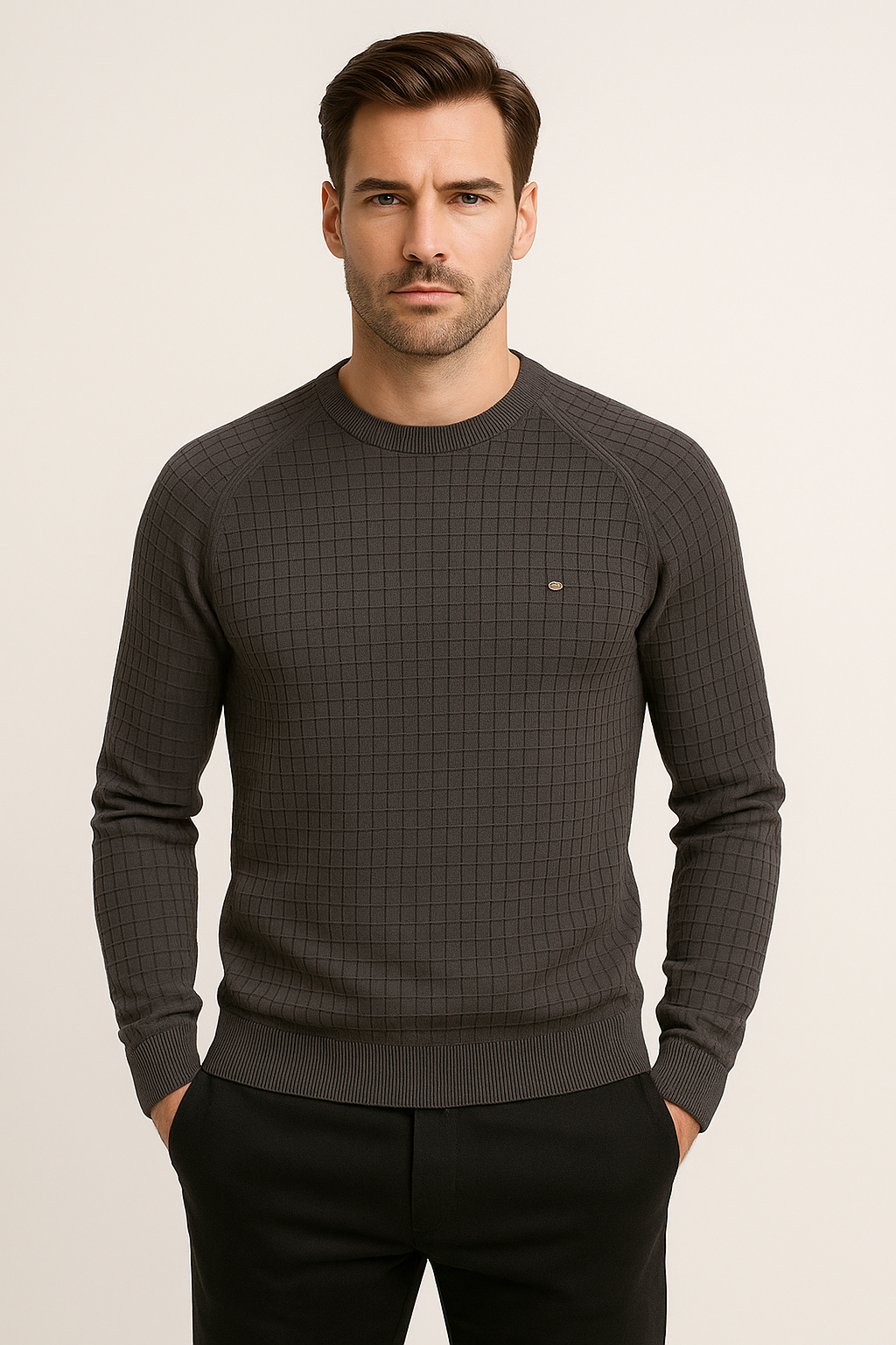 Erik | Herren Slim Fit Casual Strickpullover - Elle Zürich